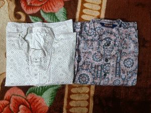 Patterned Men's Shirts - Set of 2