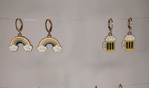 Funky Charm Earring Set of 4