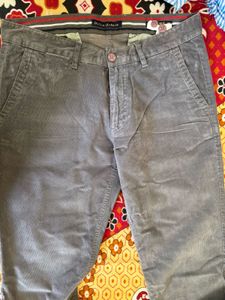 Gray Corduroy Pants