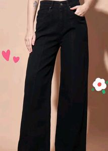 Black Wide Leg Jeans