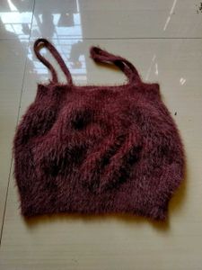 Women 2in 1 Crop Sleeve And Sweater .