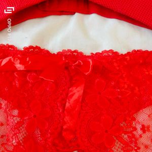 Red Lace Lingerie Set