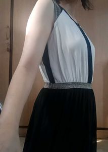 Black And White Formal Dress