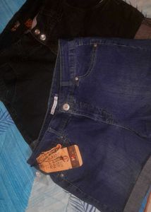 Two pairs of Denim Shorts
