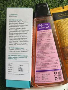 combo of serum, sunscreen, eyecream