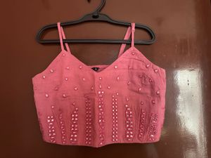 Zudio Pink Strappy Top