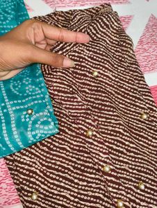 Bandhani Print Kurtis - Set of 2
