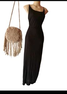 ✨ Chic H&amp;M Black Maxi Dress ✨