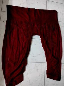 Maroon Plazzos Salwar
