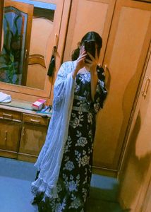 Floral Print/ Barbie Gown Women Dresses