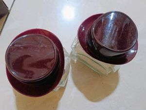 Novelty Lazer glass Jar with Hat