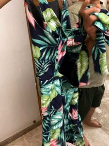 Tropical Print Dress