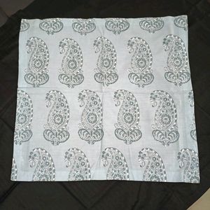 7 Piece Blue Paisley Print Table Napkins Set