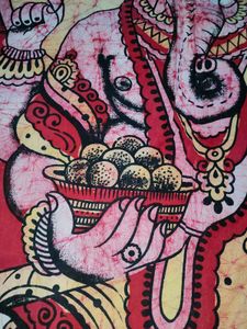 Bed Sheet Ganesh Ji Print Cotton