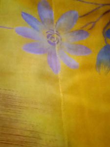 Floral Print Saree