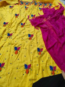 4 Mtr Long With Duppatta Suit (Issue)