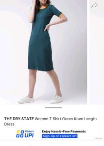 Green T-Shirt Dress - The Dry State