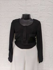 H&amp;M Black Solid Tops
