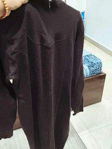 Brown wool Kurta tunic