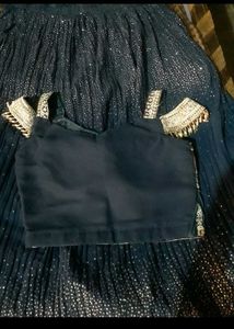 Petrol Colour Lehenga