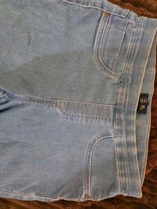 Denim Blue Classic Jeggings High Waist