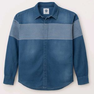 Striped Denim Shirt