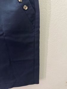 Blue Fitted Skirt