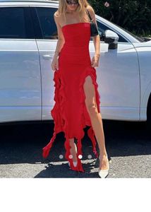 Ruffled Bodycon Dress