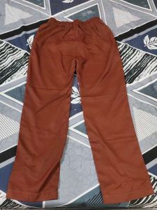 Brown Straight Leg Pants