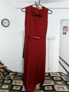 Red Sleeveless Dress