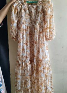Floral Print Midi Dress