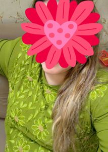 Green Floral Dress