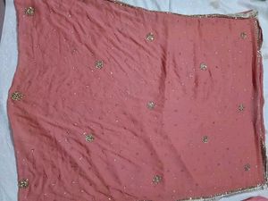 Beautiful Coral Indian Salwar Kameez