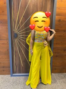 Charming Yellow Ethnic Dress Haldi