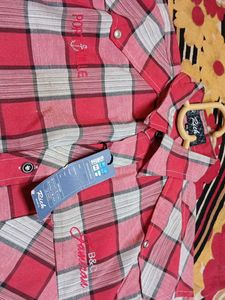 Half Sleeves Ready Made Cotton Mix Shirt