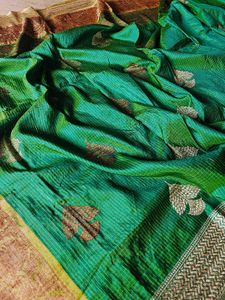 Pure Mulberry Silk Kattam Banarasi