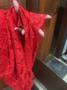 Red Lace Playsuit dress