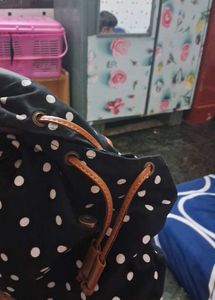 Black  Polka Dot Crossbody Bag