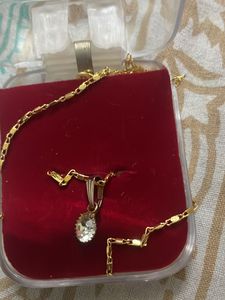 Gold Plated Chain with Pendant
