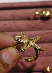 Ocean Sea Beach Starfish Ring