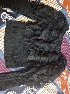 Net Lace Designer Crop Top
