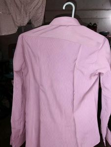 Pink Striped Shirt