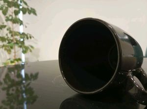 Black Ceramic Mug 1 Big and Small