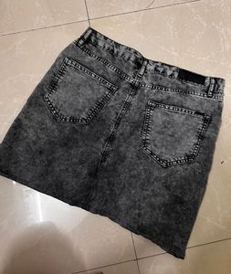 Denim Mini Skirt