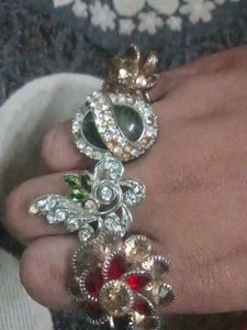 Rhinestone Statement Rings (Set of 4)