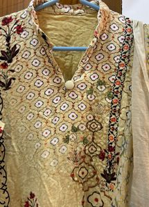 3xl Pakistani Lawn Set With Lengthy Shawl