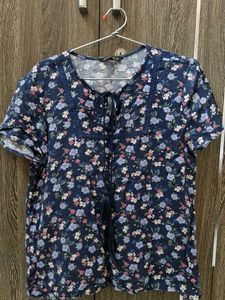 Floral Blue Top 💙