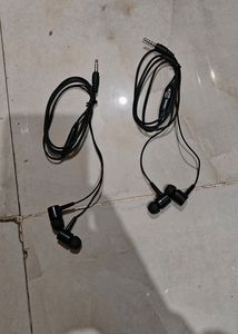 2pcs Earphone Combo Available Strong Design Bass