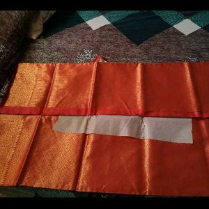 Bridal Red &amp; Gold Traditional Saree