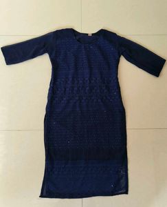 Chikankari Kurti With Intricate Embroidery